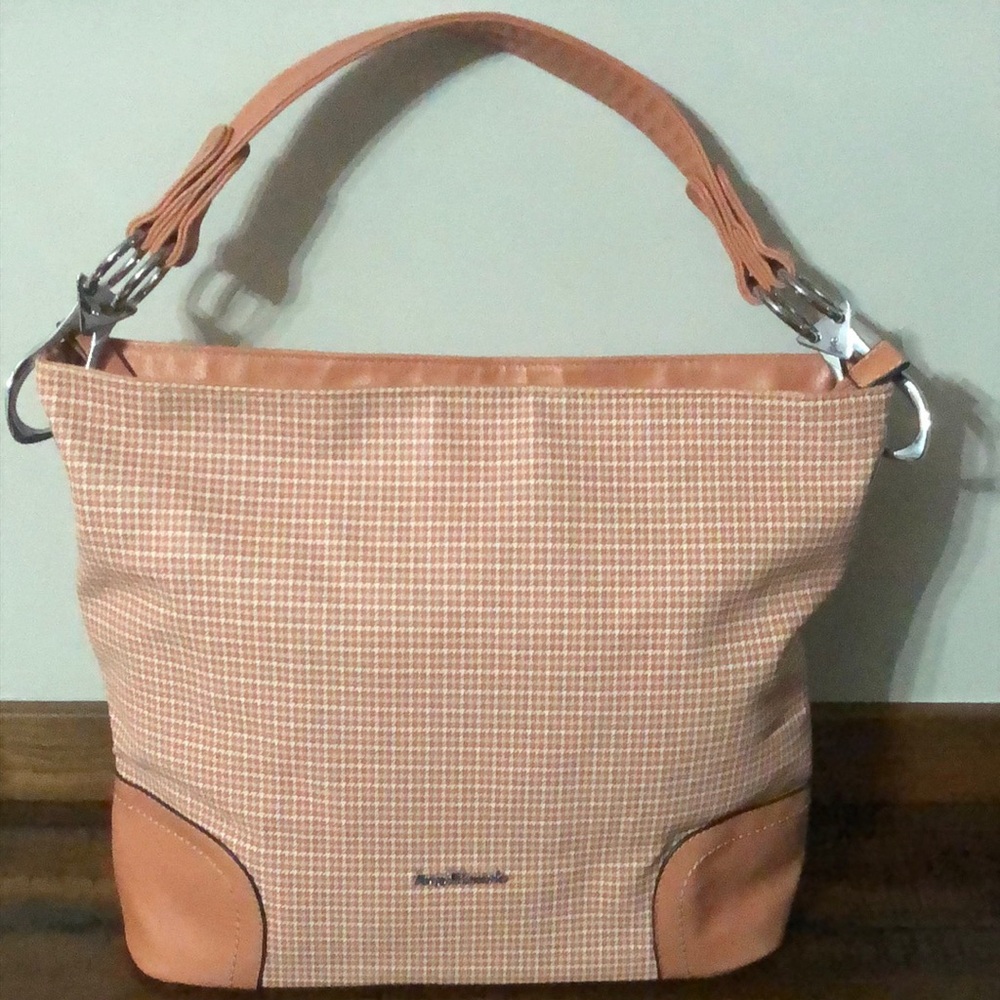 Angel Barcelo Pastel Checkered Shoulder Bag